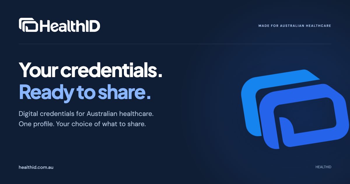 HealthID — Digital Credentialing for Healthcare Professionals